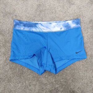 Nike Swim Women's Swim Trunk Shorts in Blue Size Medium Beach Summer